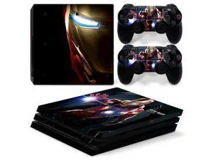 Iron Man Vinyl Skin Sticker for PS4 Pro Console 2 Controllers Decal Film Para Game Accessories(TN-P4Pro-0979) Iron Man Vinyl Skin Sticker for PS4 Pro Console 2 Controllers Decal Film Para Game Accessories(TN-P4Pro-0979)