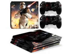 Star Wars Vinyl Skin Sticker for PS4 Pro Console 2 Controllers Decal Full Film Para Game Accessories(TN-P4Pro-0059) Star Wars Vinyl Skin Sticker for PS4 Pro Console 2 Controllers Decal Full Film Para Game Accessories(TN-P4Pro-0059)