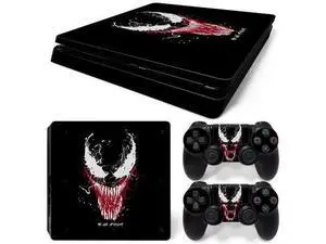 Venom Skin Sticker Protective Film for Slim PS4 PS4Slim Console 2 Controllers Accessories Para(TN-PS4Slim-2096) Venom Skin Sticker Protective Film for Slim PS4 PS4Slim Console 2 Controllers Accessories Para(TN-PS4Slim-2096)