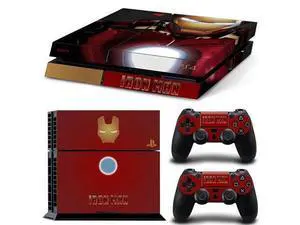 Iron Man Game Console Vinyl Skin Sticker for PS4 Controller GamePad Decal Frinti Protective Film(TN-PS4-1578) Iron Man Game Console Vinyl Skin Sticker for PS4 Controller GamePad Decal Frinti Protective Film(TN-PS4-1578)