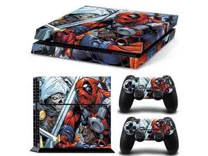 Deadpool Game Console Vinyl Skin Sticker for PS4 Controller GamePad Decal Frinti Protective Film(TN-PS4-2753) Deadpool Game Console Vinyl Skin Sticker for PS4 Controller GamePad Decal Frinti Protective Film(TN-PS4-2753)