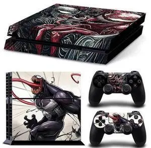 Venom Game Console Vinyl Skin Sticker for PS4 Controller GamePad Decal Printing Protective Film(TN-PS4-7184) Venom Game Console Vinyl Skin Sticker for PS4 Controller GamePad Decal Printing Protective Film(TN-PS4-7184)