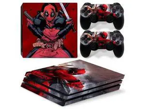 Deadpool Vinyl Skin Sticker for PS4 Pro Console 2 Controllers Decal Film Para Game Accessories(TN-P4Pro-5050) Deadpool Vinyl Skin Sticker for PS4 Pro Console 2 Controllers Decal Film Para Game Accessories(TN-P4Pro-5050)