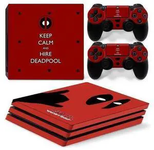Deadpool Vinyl Skin Sticker for PS4 Pro Console 2 Controllers Decal Film Para Game Accessories(TN-P4Pro-5063) Deadpool Vinyl Skin Sticker for PS4 Pro Console 2 Controllers Decal Film Para Game Accessories(TN-P4Pro-5063)