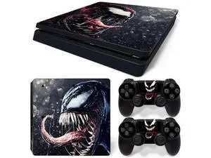 Venom Skin Sticker Protective Film for Slim PS4 PS4Slim Console 2 Controllers Accessories Para(TN-PS4Slim-2091) Venom Skin Sticker Protective Film for Slim PS4 PS4Slim Console 2 Controllers Accessories Para(TN-PS4Slim-2091)