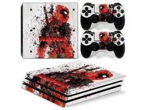 Deadpool Vinyl Skin Sticker for PS4 Pro Console 2 Controllers Decal Film Para Game Accessories(TN-P4Pro-5064) Deadpool Vinyl Skin Sticker for PS4 Pro Console 2 Controllers Decal Film Para Game Accessories(TN-P4Pro-5064)