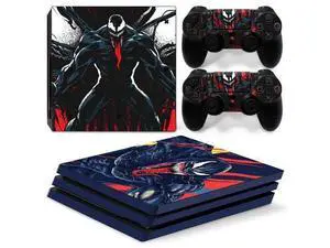 Venom Vinyl Skin Sticker for PS4 Pro Console 2 Controllers Decal Full Film Para Game Accessories(TN-P4Pro-7275) Venom Vinyl Skin Sticker for PS4 Pro Console 2 Controllers Decal Full Film Para Game Accessories(TN-P4Pro-7275)
