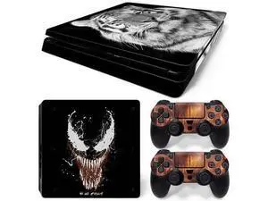 Venom Skin Sticker Protective Film for Slim PS4 PS4Slim Console 2 Controllers Accessories Para(TN-PS4Slim-2099) Venom Skin Sticker Protective Film for Slim PS4 PS4Slim Console 2 Controllers Accessories Para(TN-PS4Slim-2099)