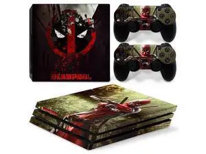 Deadpool Vinyl Skin Sticker for PS4 Pro Console 2 Controllers Decal Film Para Game Accessories(TN-P4Pro-5048) Deadpool Vinyl Skin Sticker for PS4 Pro Console 2 Controllers Decal Film Para Game Accessories(TN-P4Pro-5048)