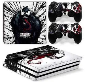 Venom Vinyl Skin Sticker for PS4 Pro Console 2 Controllers Decal Full Film Para Game Accessories(TN-P4Pro-7289) Venom Vinyl Skin Sticker for PS4 Pro Console 2 Controllers Decal Full Film Para Game Accessories(TN-P4Pro-7289)