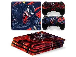 Venom Vinyl Skin Sticker for PS4 Pro Console 2 Controllers Decal Full Film Para Game Accessories(TN-P4Pro-7284) Venom Vinyl Skin Sticker for PS4 Pro Console 2 Controllers Decal Full Film Para Game Accessories(TN-P4Pro-7284)
