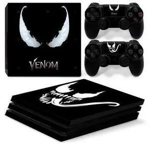Venom Vinyl Skin Sticker for PS4 Pro Console 2 Controllers Decal Full Film Para Game Accessories(TN-P4Pro-7279) Venom Vinyl Skin Sticker for PS4 Pro Console 2 Controllers Decal Full Film Para Game Accessories(TN-P4Pro-7279)