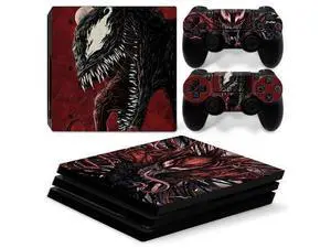 Venom Vinyl Skin Sticker for PS4 Pro Console 2 Controllers Decal Full Film Para Game Accessories(TN-P4Pro-7280) Venom Vinyl Skin Sticker for PS4 Pro Console 2 Controllers Decal Full Film Para Game Accessories(TN-P4Pro-7280)