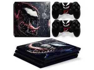 Venom Vinyl Skin Sticker for PS4 Pro Console 2 Controllers Decal Full Film Para Game Accessories(TN-P4Pro-7291) Venom Vinyl Skin Sticker for PS4 Pro Console 2 Controllers Decal Full Film Para Game Accessories(TN-P4Pro-7291)