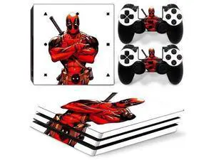 Deadpool Vinyl Skin Sticker for PS4 Pro Console 2 Controllers Decal Film Para Game Accessories(TN-P4Pro-5052) Deadpool Vinyl Skin Sticker for PS4 Pro Console 2 Controllers Decal Film Para Game Accessories(TN-P4Pro-5052)