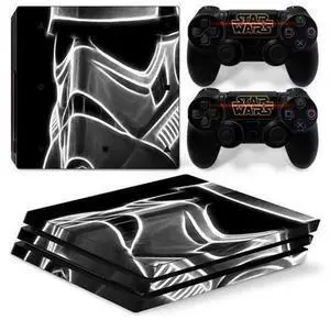 Star Wars Vinyl Skin Sticker for PS4 Pro Console 2 Controllers Decal Full Film Para Game Accessories(TN-P4Pro-0053) Star Wars Vinyl Skin Sticker for PS4 Pro Console 2 Controllers Decal Full Film Para Game Accessories(TN-P4Pro-0053)
