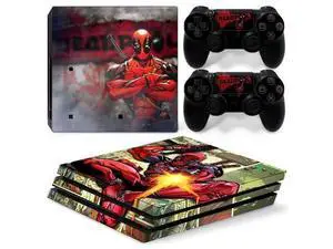 Deadpool Vinyl Skin Sticker for PS4 Pro Console 2 Controllers Decal Film Para Game Accessories(TN-P4Pro-5062) Deadpool Vinyl Skin Sticker for PS4 Pro Console 2 Controllers Decal Film Para Game Accessories(TN-P4Pro-5062)