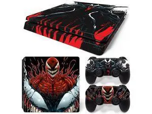 Venom Skin Sticker Protective Film for Slim PS4 PS4Slim Console 2 Controllers Accessories Para(TN-PS4Slim-2114) Venom Skin Sticker Protective Film for Slim PS4 PS4Slim Console 2 Controllers Accessories Para(TN-PS4Slim-2114)
