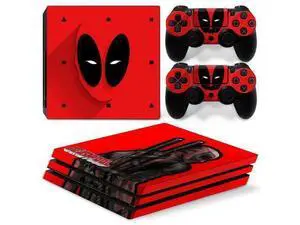 Deadpool Vinyl Skin Sticker for PS4 Pro Console 2 Controllers Decal Film Para Game Accessories(TN-P4Pro-5051) Deadpool Vinyl Skin Sticker for PS4 Pro Console 2 Controllers Decal Film Para Game Accessories(TN-P4Pro-5051)