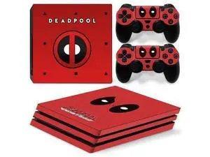 Deadpool Vinyl Skin Sticker for PS4 Pro Console 2 Controllers Decal Film Para Game Accessories(TN-P4Pro-5057) Deadpool Vinyl Skin Sticker for PS4 Pro Console 2 Controllers Decal Film Para Game Accessories(TN-P4Pro-5057)