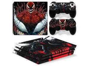 Venom Vinyl Skin Sticker for PS4 Pro Console 2 Controllers Decal Full Film Para Game Accessories(TN-P4Pro-7268) Venom Vinyl Skin Sticker for PS4 Pro Console 2 Controllers Decal Full Film Para Game Accessories(TN-P4Pro-7268)