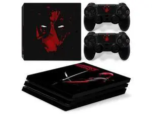 Deadpool Vinyl Skin Sticker for PS4 Pro Console 2 Controllers Decal Film Para Game Accessories(TN-P4Pro-5053) Deadpool Vinyl Skin Sticker for PS4 Pro Console 2 Controllers Decal Film Para Game Accessories(TN-P4Pro-5053)