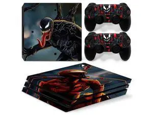 Venom Vinyl Skin Sticker for PS4 Pro Console 2 Controllers Decal Full Film Para Game Accessories(TN-P4Pro-7269) Venom Vinyl Skin Sticker for PS4 Pro Console 2 Controllers Decal Full Film Para Game Accessories(TN-P4Pro-7269)