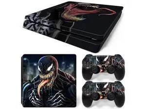 Venom Skin Sticker Protective Film for Slim PS4 PS4Slim Console 2 Controllers Accessories Para(TN-PS4Slim-2105) Venom Skin Sticker Protective Film for Slim PS4 PS4Slim Console 2 Controllers Accessories Para(TN-PS4Slim-2105)