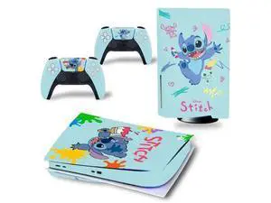 Stitch Vinyl Skin Sticker for PS5 Disk Dick P S 5 Console Controller Full Game Protective Film(TN-PS5Disk-3112) Stitch Vinyl Skin Sticker for PS5 Disk Dick P S 5 Console Controller Full Game Protective Film(TN-PS5Disk-3112)
