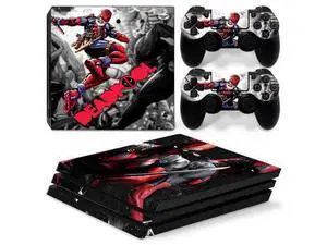 Deadpool Vinyl Skin Sticker for PS4 Pro Console 2 Controllers Decal Film Para Game Accessories(TN-P4Pro-5055) Deadpool Vinyl Skin Sticker for PS4 Pro Console 2 Controllers Decal Film Para Game Accessories(TN-P4Pro-5055)