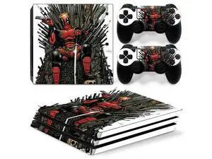 Deadpool Vinyl Skin Sticker for PS4 Pro Console 2 Controllers Decal Film Para Game Accessories(TN-P4Pro-5060) Deadpool Vinyl Skin Sticker for PS4 Pro Console 2 Controllers Decal Film Para Game Accessories(TN-P4Pro-5060)