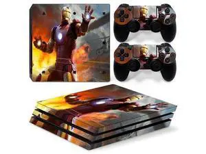 Iron Man Vinyl Skin Sticker for PS4 Pro Console 2 Controllers Decal Film Para Game Accessories(TN-P4Pro-0978) Iron Man Vinyl Skin Sticker for PS4 Pro Console 2 Controllers Decal Film Para Game Accessories(TN-P4Pro-0978)