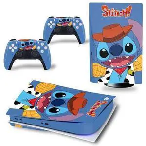 Stitch Vinyl Skin Sticker for PS5 Disk Dick P S 5 Console Controller Full Game Protective Film(TN-PS5Disk-3116) Stitch Vinyl Skin Sticker for PS5 Disk Dick P S 5 Console Controller Full Game Protective Film(TN-PS5Disk-3116)