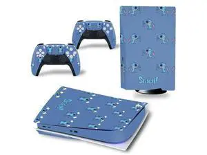 Stitch Vinyl Skin Sticker for PS5 Disk Dick P S 5 Console Controller Full Game Protective Film(TN-PS5Disk-3111) Stitch Vinyl Skin Sticker for PS5 Disk Dick P S 5 Console Controller Full Game Protective Film(TN-PS5Disk-3111)