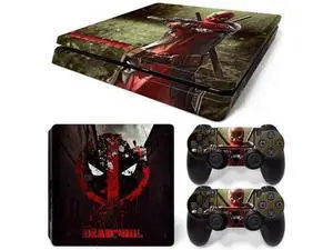 Deadpool Skin Sticker Protective Film for Slim PS4 PS4Slim Console Controller Accessories GamePad Para(TN-PS4Slim-1018) Deadpool Skin Sticker Protective Film for Slim PS4 PS4Slim Console Controller Accessories GamePad Para(TN-PS4Slim-1018)