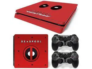 Deadpool Skin Sticker Protective Film for Slim PS4 PS4Slim Console Controller Accessories GamePad Para(TN-PS4Slim-1004) Deadpool Skin Sticker Protective Film for Slim PS4 PS4Slim Console Controller Accessories GamePad Para(TN-PS4Slim-1004)