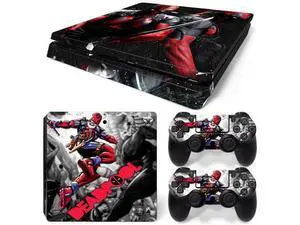 Deadpool Skin Sticker Protective Film for Slim PS4 PS4Slim Console Controller Accessories GamePad Para(TN-PS4Slim-1025) Deadpool Skin Sticker Protective Film for Slim PS4 PS4Slim Console Controller Accessories GamePad Para(TN-PS4Slim-1025)