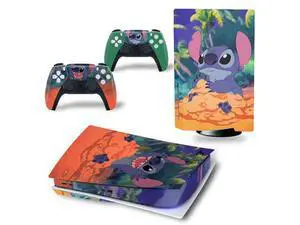 Stitch Vinyl Skin Sticker for PS5 Disk Dick P S 5 Console Controller Full Game Protective Film(TN-PS5Disk-3101) Stitch Vinyl Skin Sticker for PS5 Disk Dick P S 5 Console Controller Full Game Protective Film(TN-PS5Disk-3101)