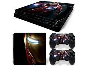 Iron Man Skin Sticker Protective Film for Slim PS4 Slim Console Controller Accessories GamePad Para(TN-PS4Slim-5796) Iron Man Skin Sticker Protective Film for Slim PS4 Slim Console Controller Accessories GamePad Para(TN-PS4Slim-5796)