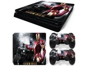 Iron Man Skin Sticker Protective Film for Slim PS4 Slim Console Controller Accessories GamePad Para(TN-PS4Slim-5785) Iron Man Skin Sticker Protective Film for Slim PS4 Slim Console Controller Accessories GamePad Para(TN-PS4Slim-5785)