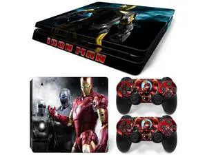 Iron Man Skin Sticker Protective Film for Slim PS4 Slim Console Controller Accessories GamePad Para(TN-PS4Slim-5794) Iron Man Skin Sticker Protective Film for Slim PS4 Slim Console Controller Accessories GamePad Para(TN-PS4Slim-5794)