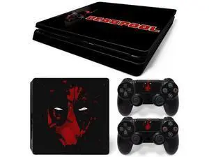 Deadpool Skin Sticker Protective Film for Slim PS4 PS4Slim Console Controller Accessories GamePad Para(TN-PS4Slim-1027) Deadpool Skin Sticker Protective Film for Slim PS4 PS4Slim Console Controller Accessories GamePad Para(TN-PS4Slim-1027)