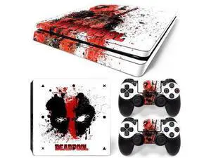 Deadpool Skin Sticker Protective Film for Slim PS4 PS4Slim Console Controller Accessories GamePad Para(TN-PS4Slim-1024) Deadpool Skin Sticker Protective Film for Slim PS4 PS4Slim Console Controller Accessories GamePad Para(TN-PS4Slim-1024)