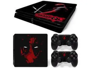 Deadpool Skin Sticker Protective Film for Slim PS4 PS4Slim Console Controller Accessories GamePad Para(TN-PS4Slim-1026) Deadpool Skin Sticker Protective Film for Slim PS4 PS4Slim Console Controller Accessories GamePad Para(TN-PS4Slim-1026)