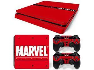 Deadpool Skin Sticker Protective Film for Slim PS4 PS4Slim Console Controller Accessories GamePad Para(TN-PS4Slim-1022) Deadpool Skin Sticker Protective Film for Slim PS4 PS4Slim Console Controller Accessories GamePad Para(TN-PS4Slim-1022)