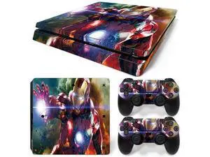 Iron Man Skin Sticker Protective Film for Slim PS4 Slim Console Controller Accessories GamePad Para(TN-PS4Slim-5791) Iron Man Skin Sticker Protective Film for Slim PS4 Slim Console Controller Accessories GamePad Para(TN-PS4Slim-5791)