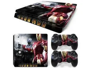 Iron Man Skin Sticker Protective Film for Slim PS4 Slim Console Controller Accessories GamePad Para(TN-PS4Slim-5787) Iron Man Skin Sticker Protective Film for Slim PS4 Slim Console Controller Accessories GamePad Para(TN-PS4Slim-5787)