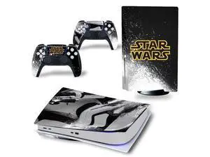 Star Wars Skin Sticker For PS5Disk PS5 Dick Game Console Game Handle Full Protective Film(TN-PS5Disk-4430) Star Wars Skin Sticker For PS5Disk PS5 Dick Game Console Game Handle Full Protective Film(TN-PS5Disk-4430)