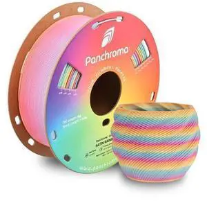 Polymaker Panchroma Gradient Satin Rainbow 3D Printer PLA Filament 1.75mm, Multicolor 3D Printing PLA Filament, 1kg Spool (2.2lbs) Polymaker Panchroma Gradient Satin Rainbow 3D Printer PLA Filament 1.75mm, Multicolor 3D Printing PLA Filament, 1kg Spool (2.2lbs)