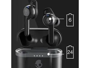 Indy Evo in-Ear Wireless Earbuds 30 Hr Battery Microphone Works with iPhone Android and Bluetooth Devices - Black Indy Evo in-Ear Wireless Earbuds 30 Hr Battery Microphone Works with iPhone Android and Bluetooth Devices - Black